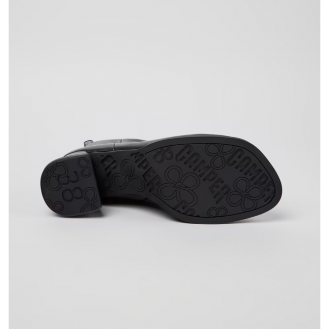 Camper Kora Leather Ankle Boots Black