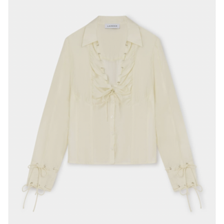 Laagam Arwen Ruched Blouse Ecru
