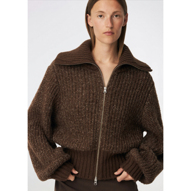 Modström DyvekeMD Cardigan Seal Brown