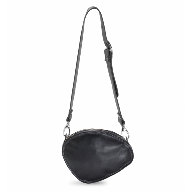 MAS1 Trotter Bag Black + Leather Chain + Circle Chain