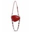 MAS1 Trotter Bag Burgundy + Leather Chain + Circles Chain
