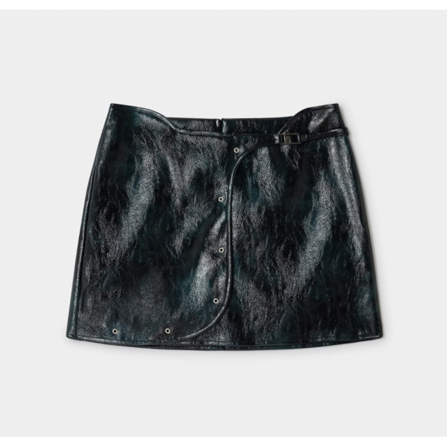 Laagam Elodie Short Skirt Dark Green