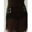 Laagam Avery Suede Belt Chocolate