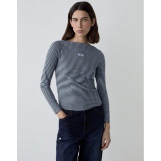 Laagam Emory Striped Long Sleeve Blue