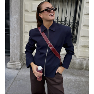 Maison Míaré Zipper Jacket Navy