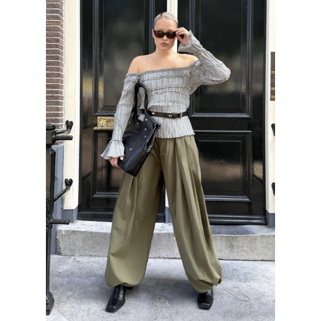 Laagam Petra Textured Blouse Squared