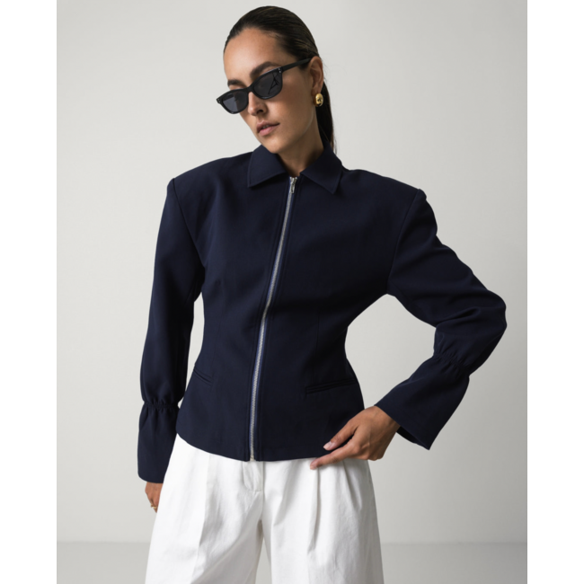 Maison Míaré Zipper Jacket Navy
