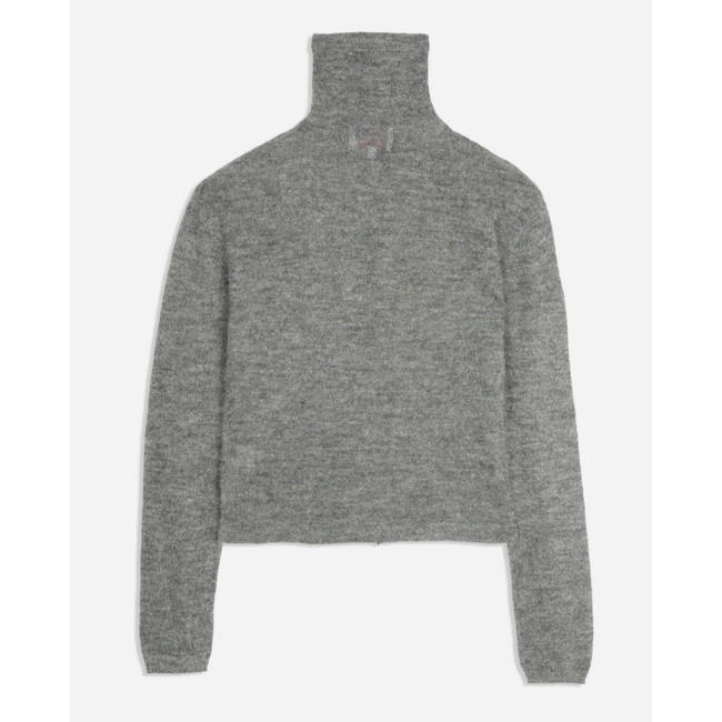 Macabla Asymmetric Cardigan Grey