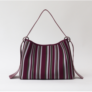 MOSJ Atelier PRE ORDER The Downtown Leather Bag Burgundy