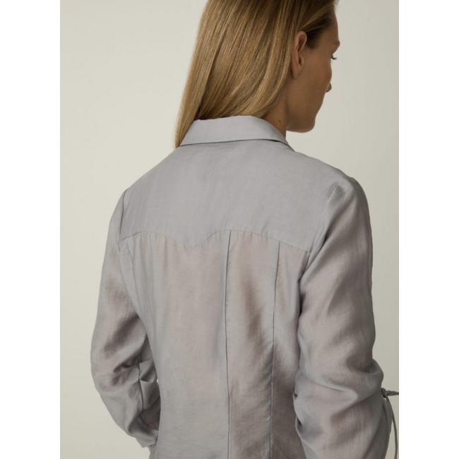 Laagam Arwen Rushed Blouse Grey