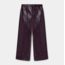 Laagam Elwyn Textured Pants Burgundy