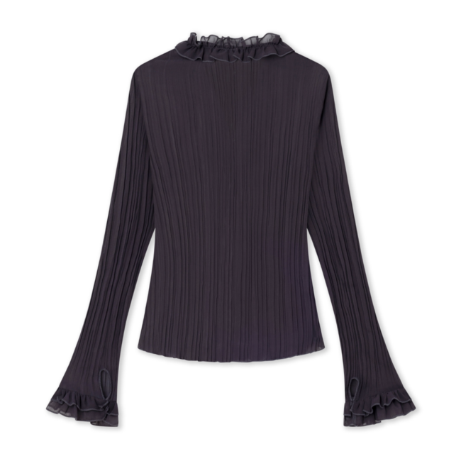 Mais X Frida Kara Blouse Aubergine