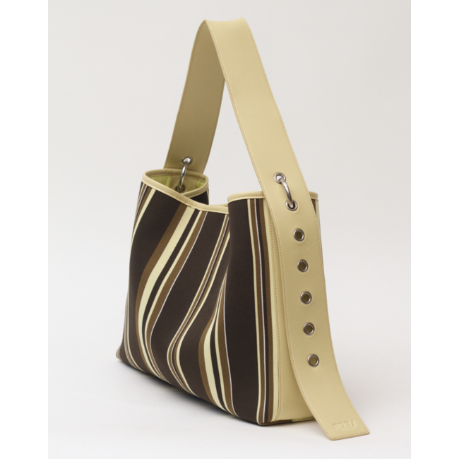 MOSJ Atelier PRE ORDER The Uptown Leather Bag Yellow
