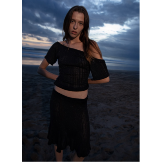 Mais X Frida Rita Skirt Black