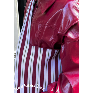 MOSJ Atelier PRE ORDER The Burgundy Boxer Crossbody Bag