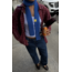 MOSJ Atelier Everest Wool Blend Scarf Blue