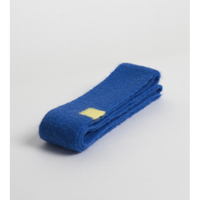 MOSJ Atelier Everest Wool Blend Scarf Blue