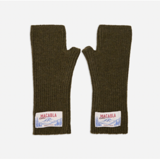 Macabla Mittens Dark Green