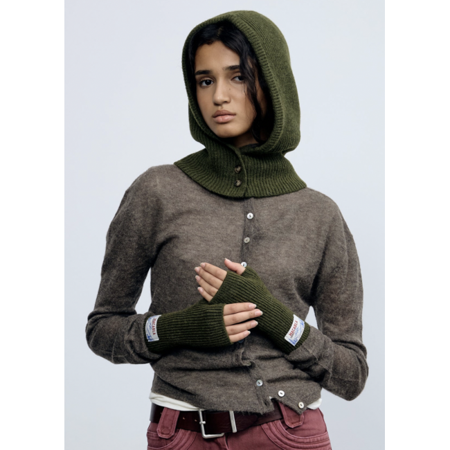 Macabla Mittens Dark Green