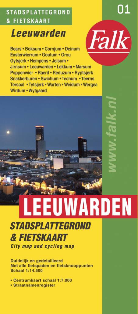 Falk Stadsplattegrond & Fietskaart Leeuwarden, picture 164990492