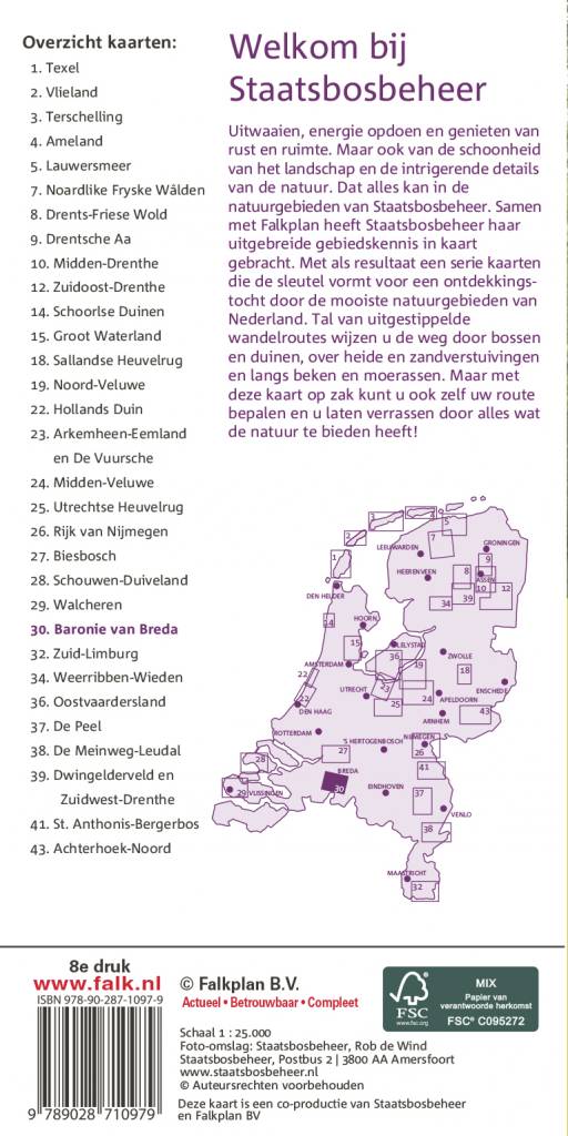 Staatsbosbeheer Wandelkaart 30 Baronie van Breda, picture 251337206