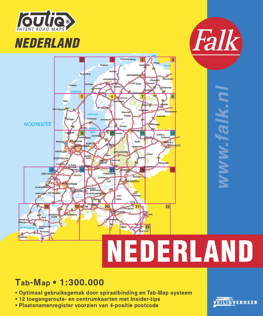 Falk Routiq autokaart Nederland Tab Map, picture 283737639