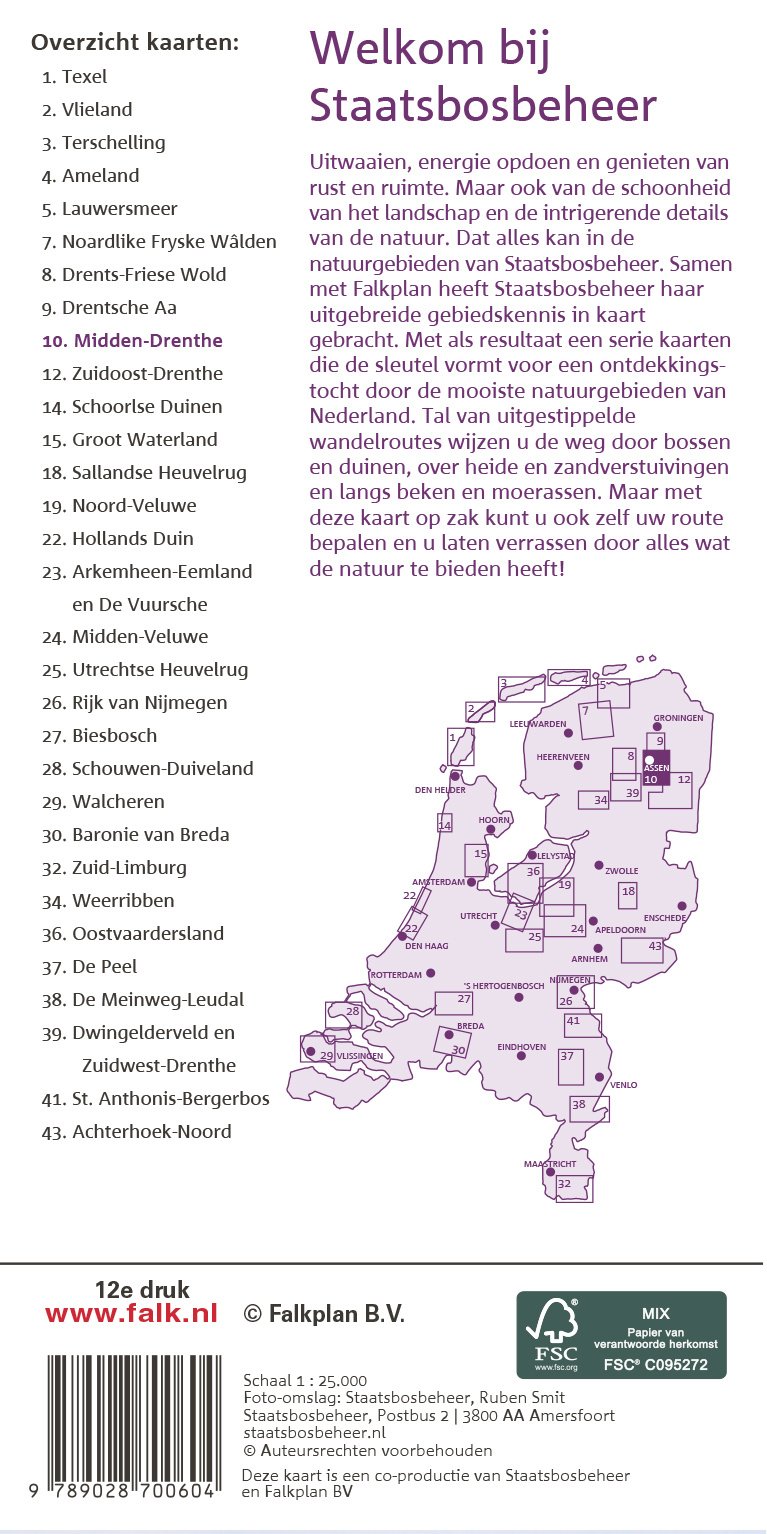 Staatsbosbeheer Wandelkaart 10. Midden-Drenthe, picture 284449818