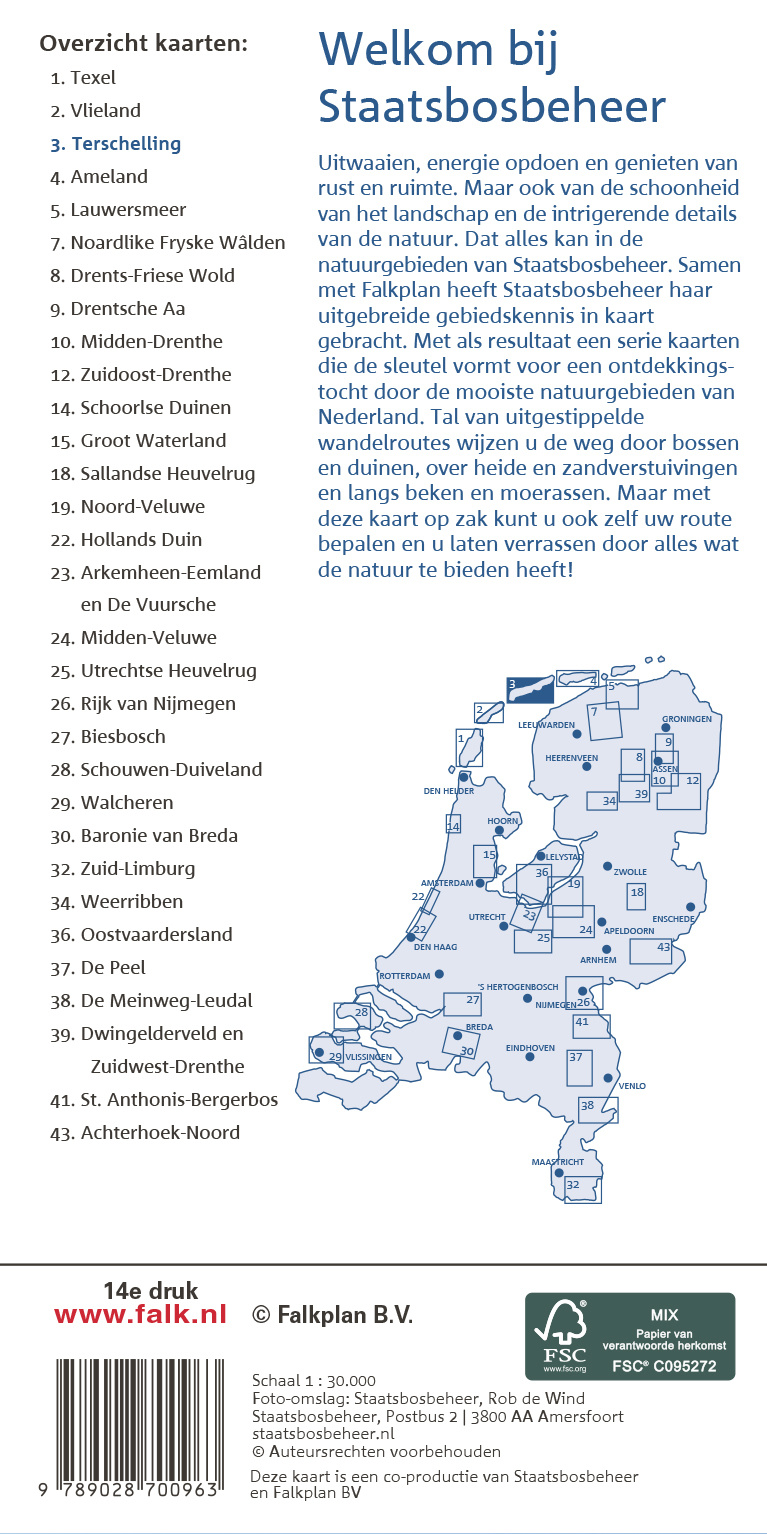 Staatsbosbeheer Wandel- en fietskaart 3 Terschelling, picture 286168659