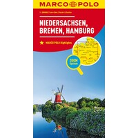 Marco Polo Marco Polo - Wegenkaart 3 Nedersaksen, Bremen, Hamburg
