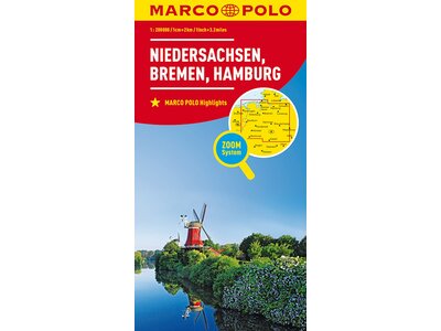 Marco Polo Marco Polo - Wegenkaart 3 Nedersaksen, Bremen, Hamburg, picture 455847845