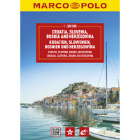 Marco Polo Kroatië - Slovenië - Bosnië Wegenatlas
