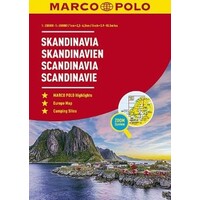 Marco Polo Scandinavië Wegenatlas