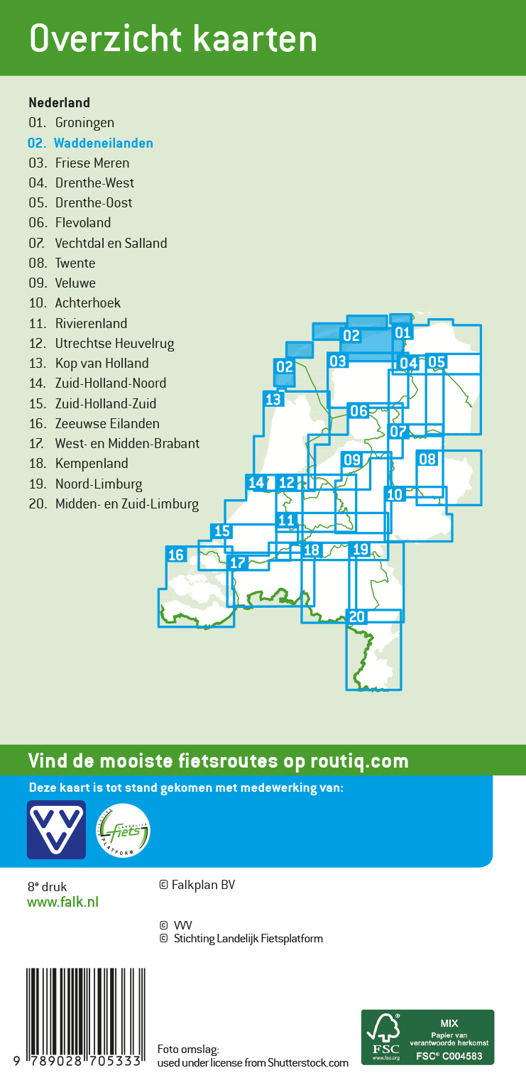 VVV Fietskaart 02. Waddeneilanden, picture 461086671