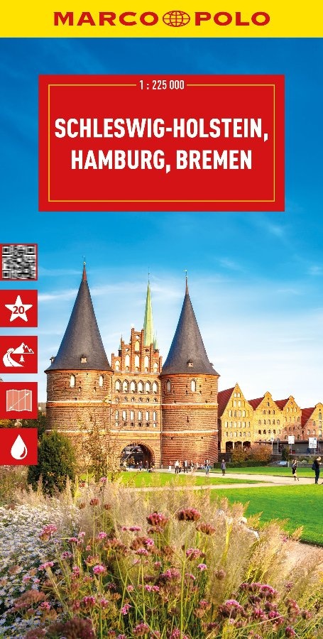 Marco Polo Marco Polo - Wegenkaart 1 Sleeswijk-Holstein, Hamburg, Bremen, picture 474475924
