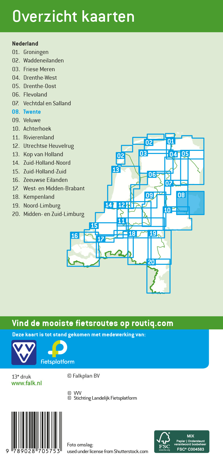 VVV Fietskaart 08. Twente, picture 475068855