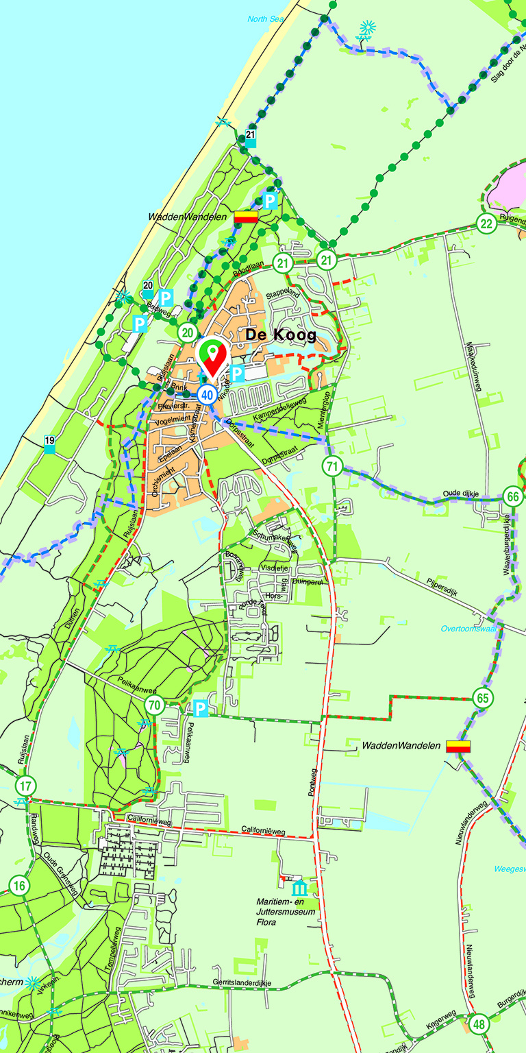 Falk Toeristische regiokaart N1 Nationaal Park Texel, picture 475099922