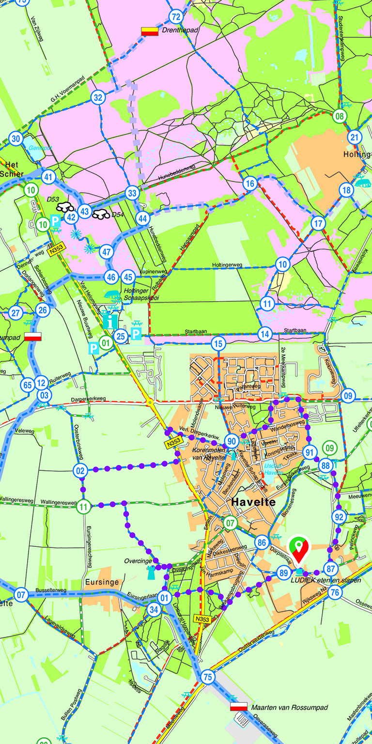 Falk Toeristische Regiokaart N5 Nationaal Park Dwingelderveld, picture 475101207