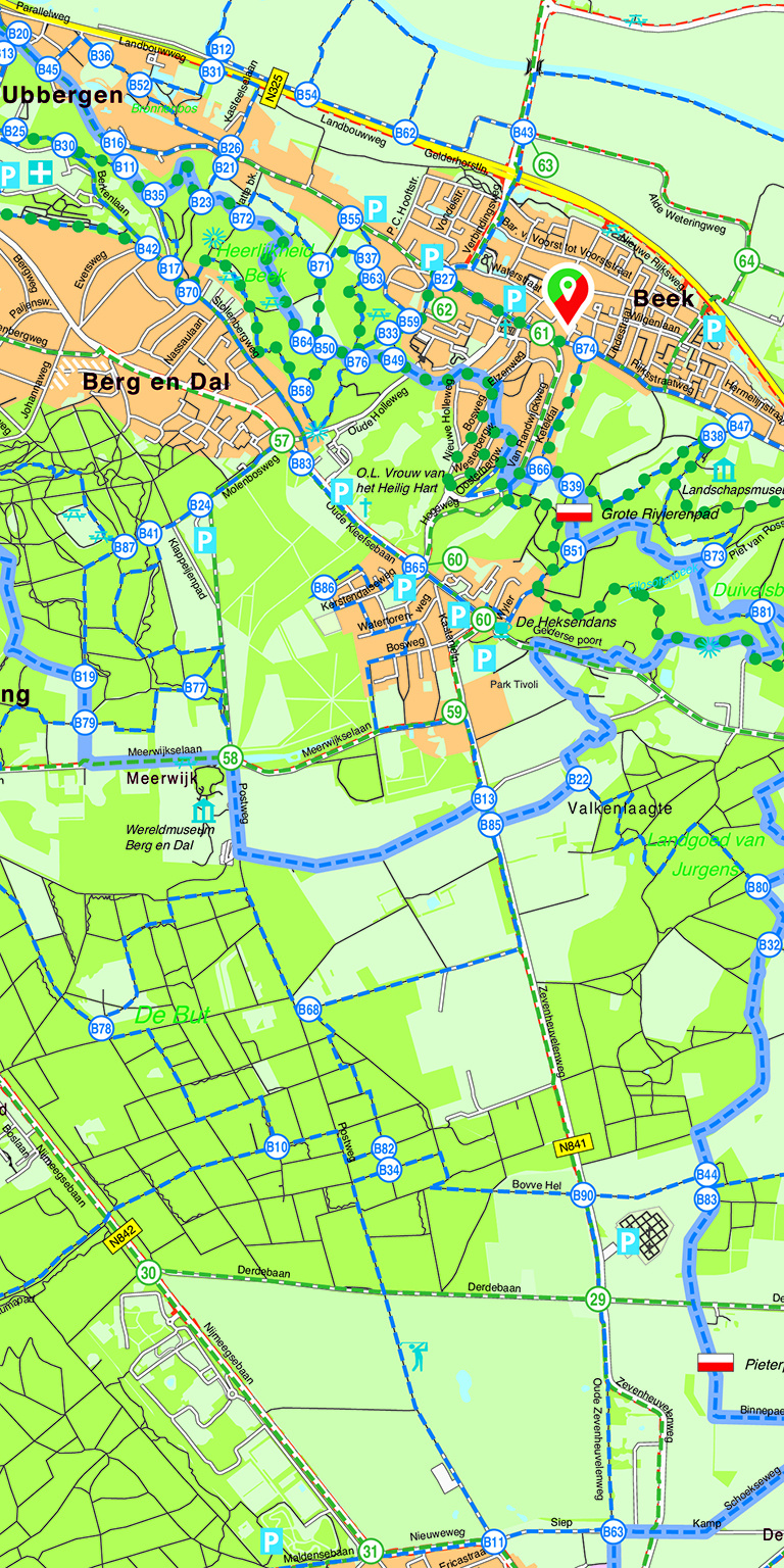 Falk Toeristische Regiokaart Z1 Rijk van Nijmegen, picture 475102837