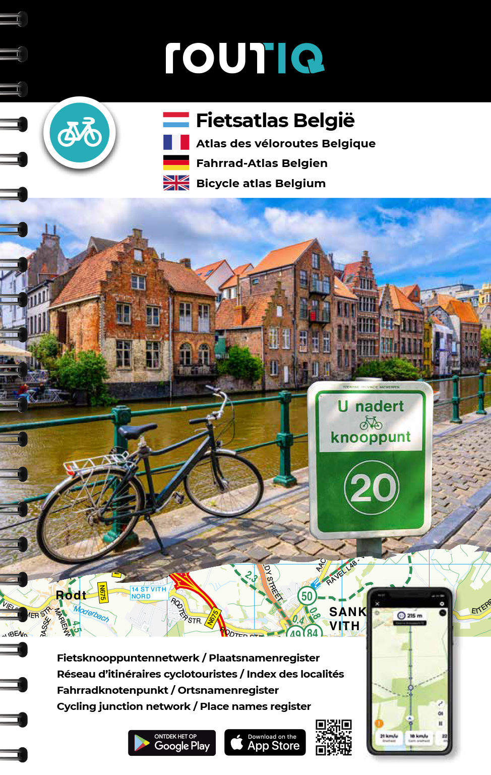 Routiq Routiq Fietsatlas België - Atlas des véloroutes des Belgique, picture 481604317