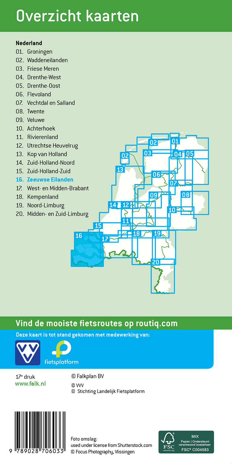 Falk Fietskaart 16. Zeeuwse Eilanden, picture 497120651