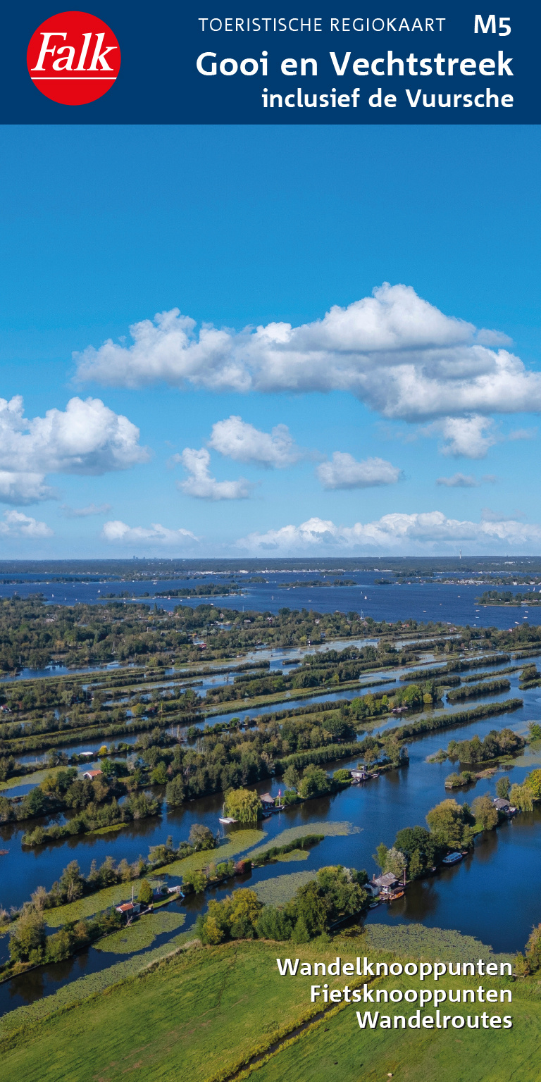 Falk Toeristische Regiokaart M5 Gooi en Vechtstreek incl. de Vuursche, picture 503586471