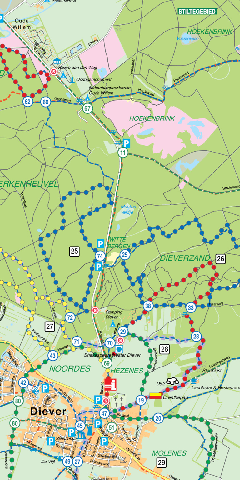 Falk Toeristische Regiokaart N4 Nat. Park Drents-Friese Wold en Dwingelderveld, picture 503589469