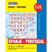 Falk Routiq autokaart Spanje / Portugal Tab Map