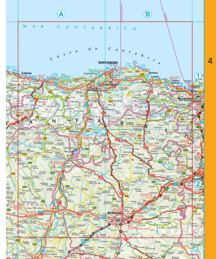 Falk Routiq autokaart Spanje / Portugal Tab Map, picture 85334123