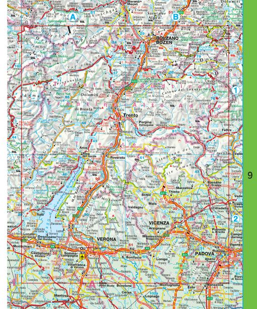 Falk Routiq autokaart Italië en Zwitserland Tab Map, picture 85334531