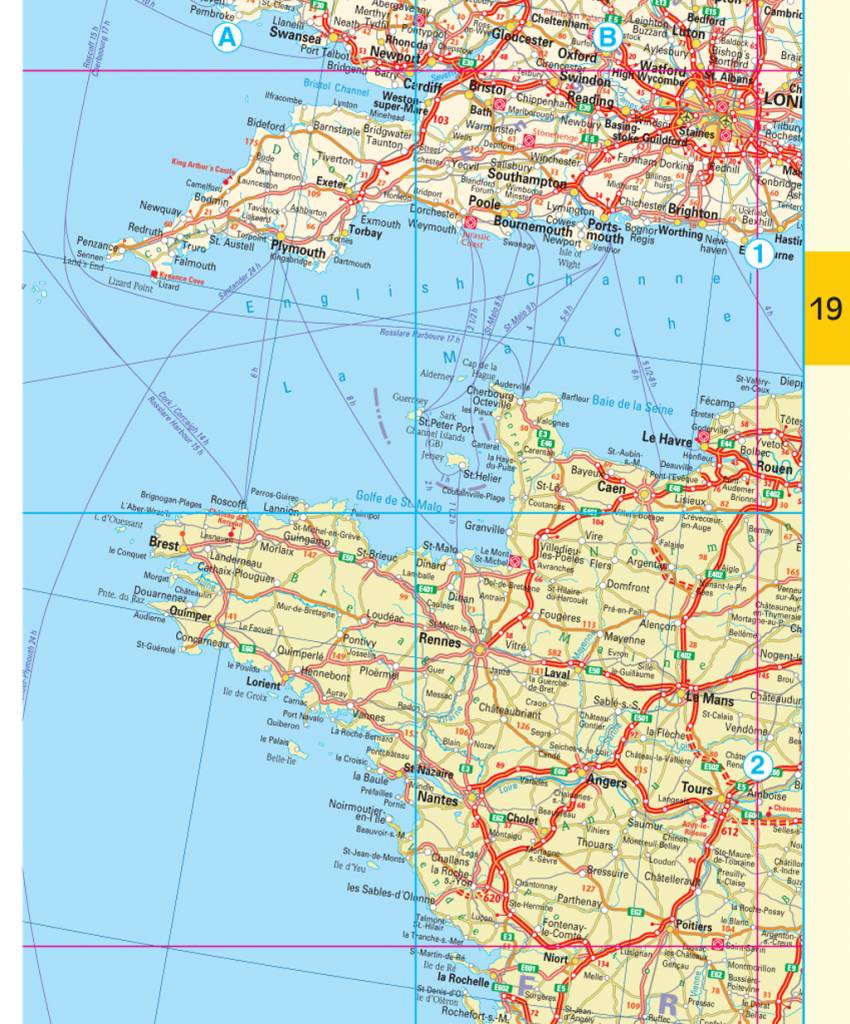 Falk Routiq autokaart Europa Tab Map, picture 91998644
