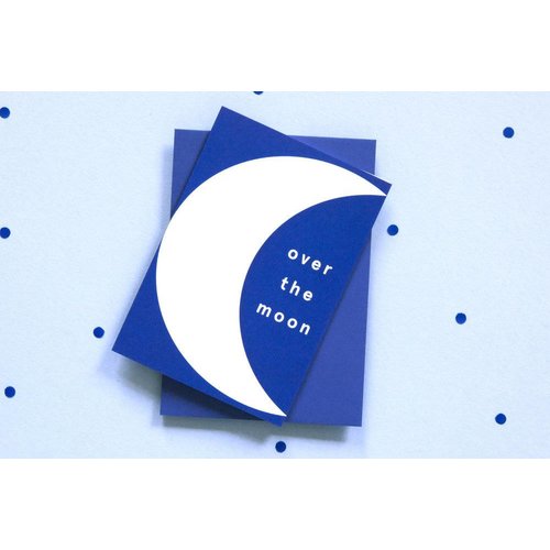 Ola OLA jr Over the Moon Greeting Card Ola OLA jr Over the Moon Greeting Card
