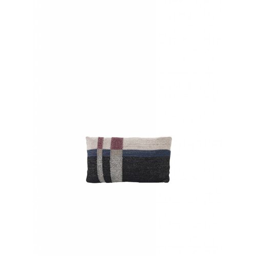 ferm LIVING Medley Knit Cushion - Dark Blue - Small ferm LIVING Medley Knit Cushion - Dark Blue - Small
