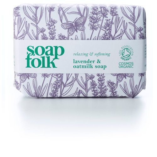 Soap Folk Lavender & Oatmilk Organic Soap Soap Folk Lavender & Oatmilk Organic Soap