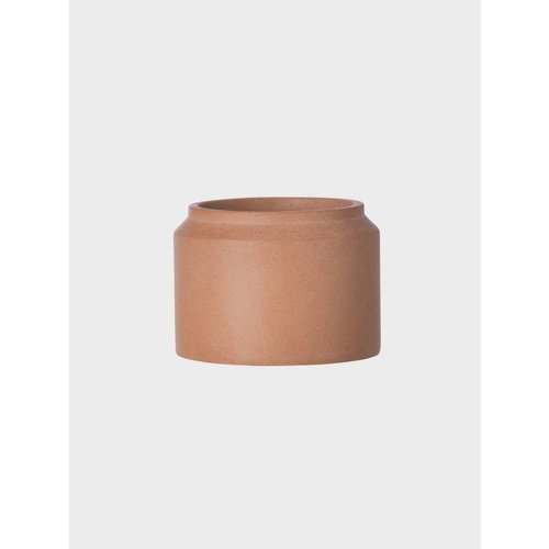 ferm LIVING Concrete Plant Pot - Ochre - Small ferm LIVING Concrete Plant Pot - Ochre - Small